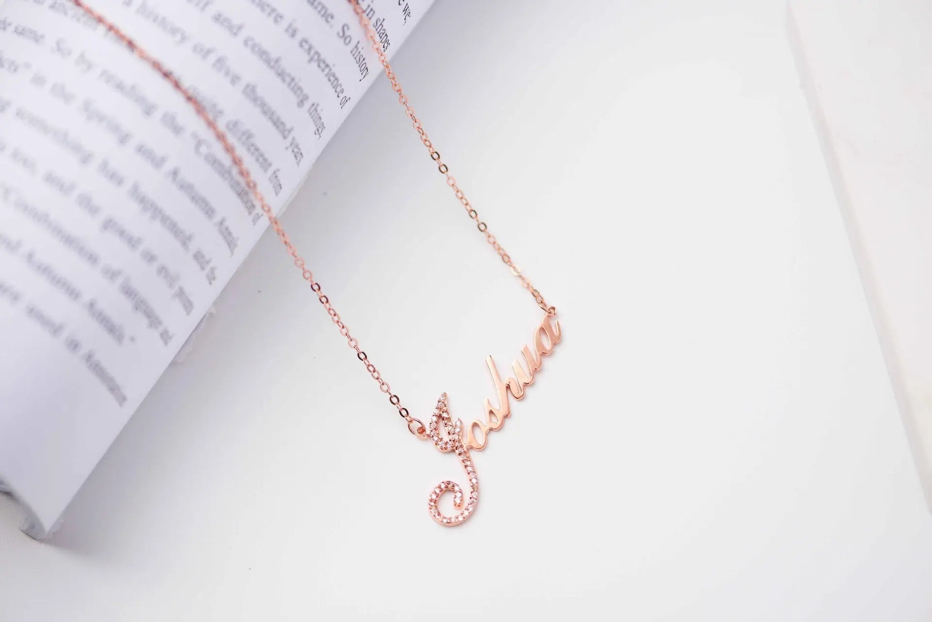 Full Silver Diamond Pendant Necklace - Diamond Necklace