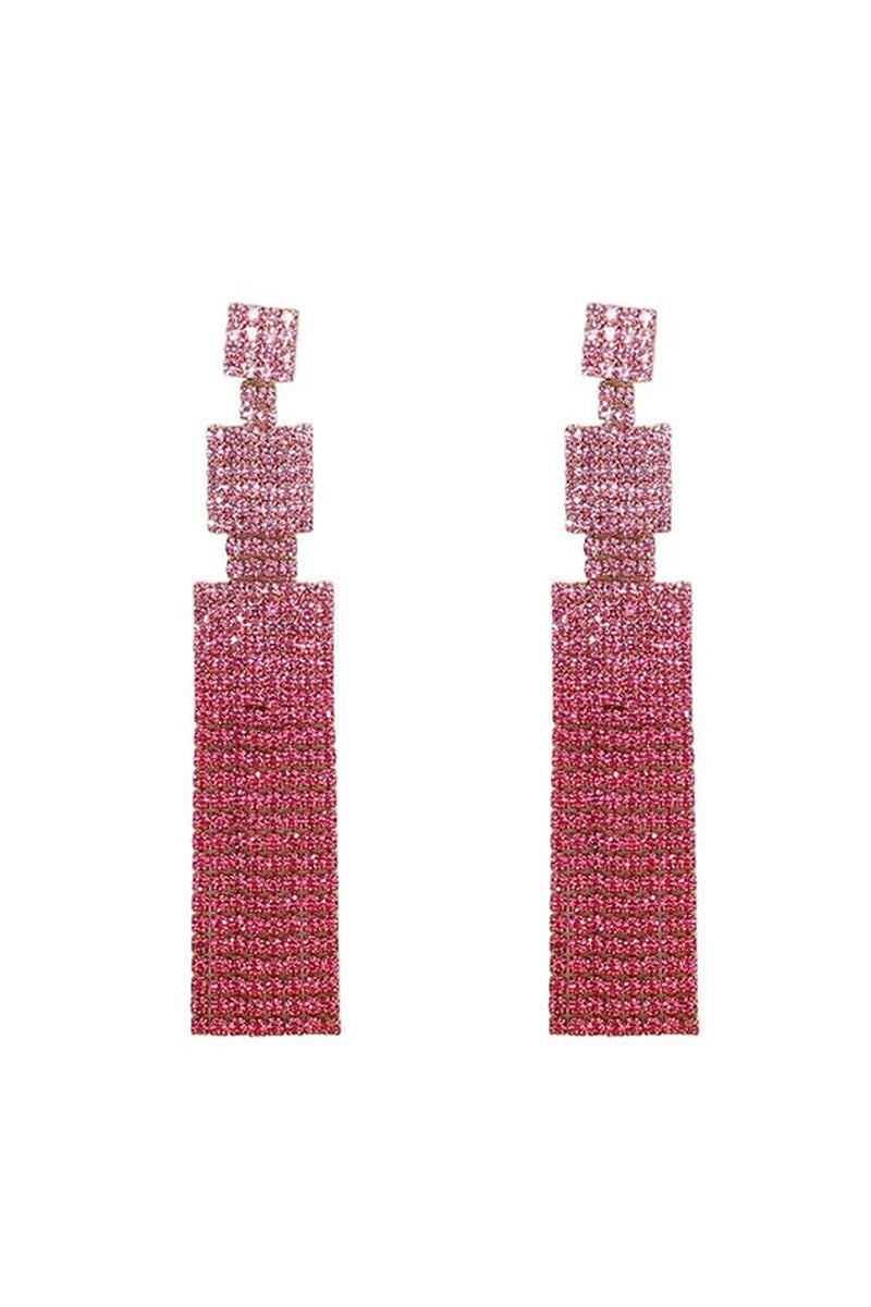 Rhinestone Drop Earrings
