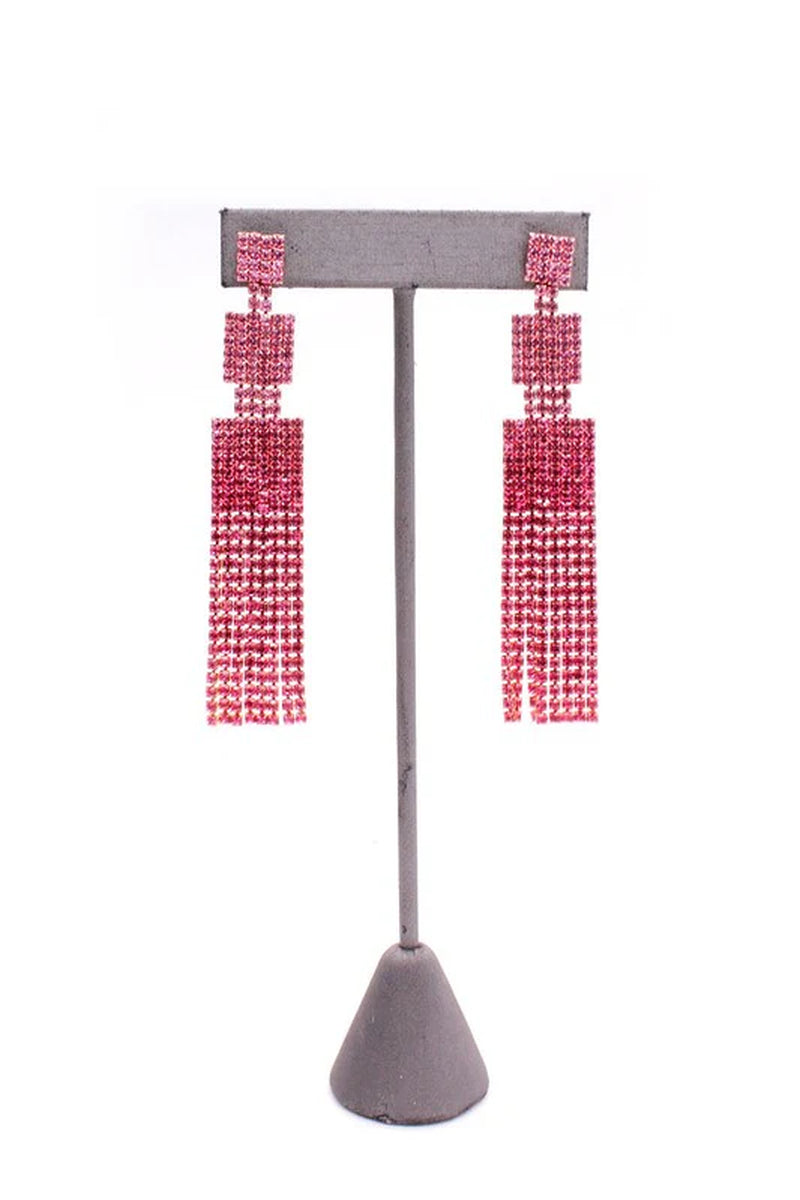 Rhinestone Drop Earrings